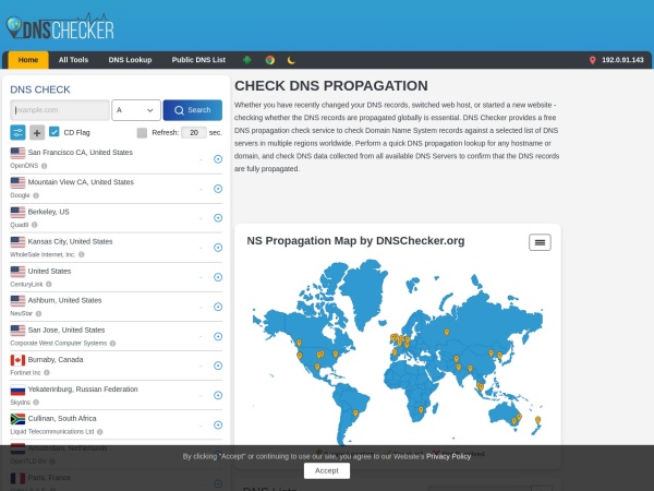 DNS Checker