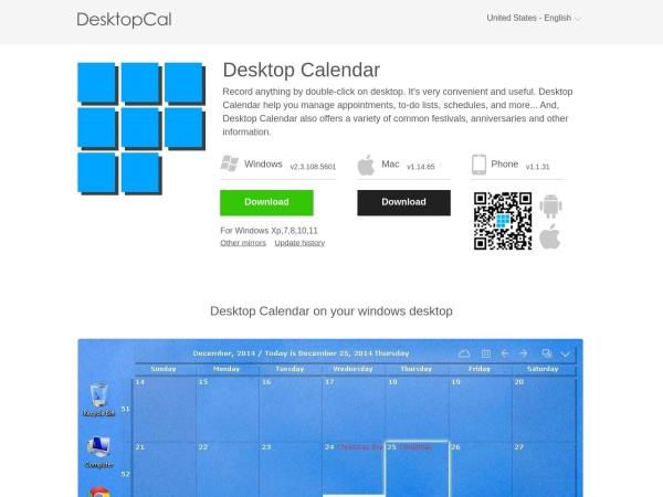 desktopcal_桌面日历