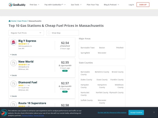 MassachusettsGasPrices.com