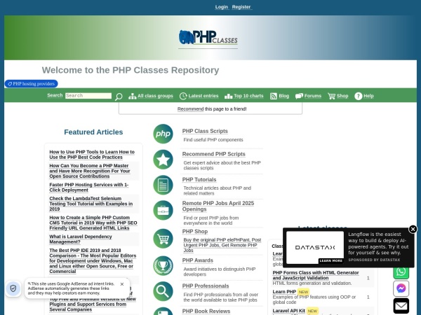 PHP Classes